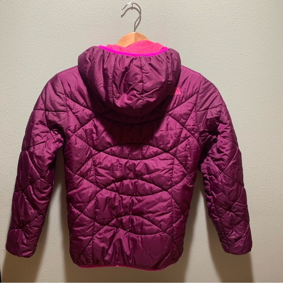 The North Face // Girls' Reversible Puffer Jacket Coat Size Medium (10/12) - Picture 2 of 16